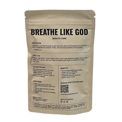 Breathe like God mouth tape