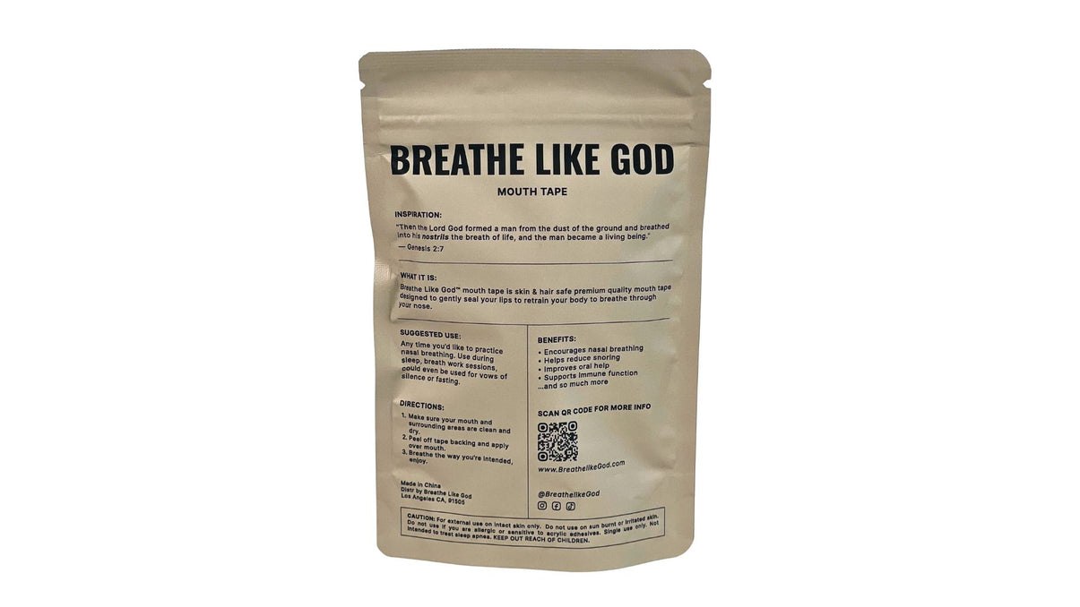 Breathe like God mouth tape