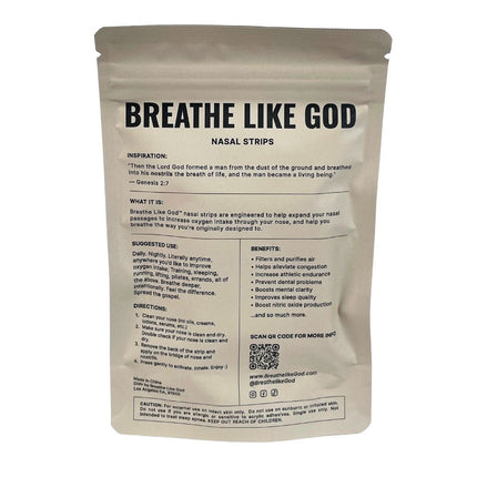 Breathe like God nasal strips