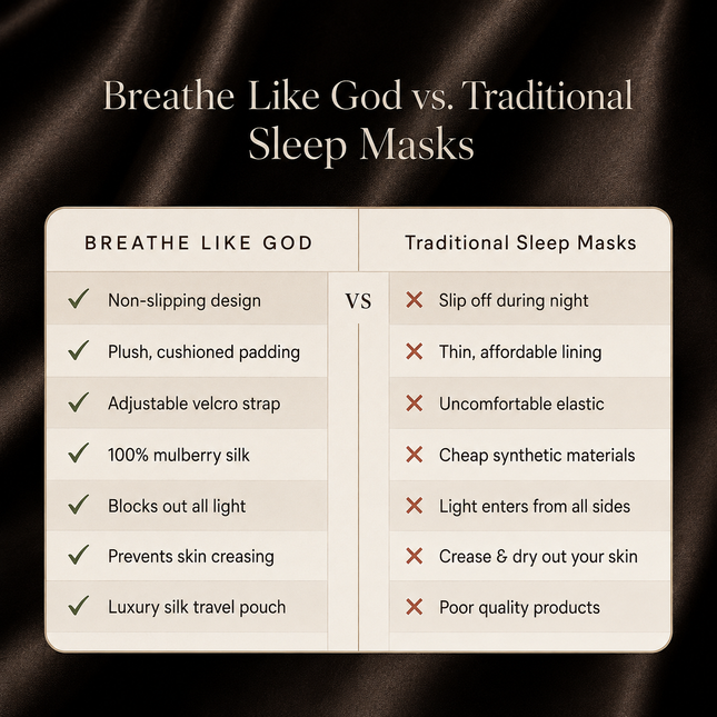 Breathe Like God Sleep mask