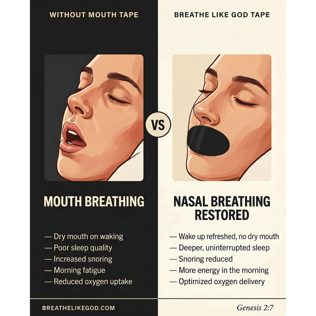 Breathe Like God Mouth Tape