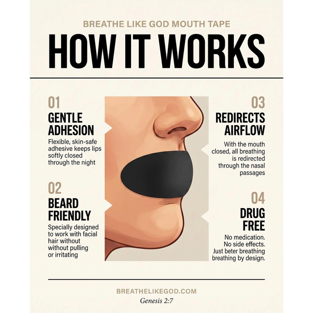 Breathe Like God Mouth Tape