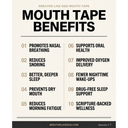 Breathe Like God Mouth Tape