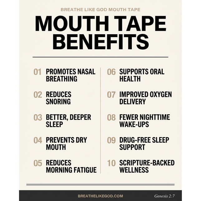 Breathe Like God Mouth Tape